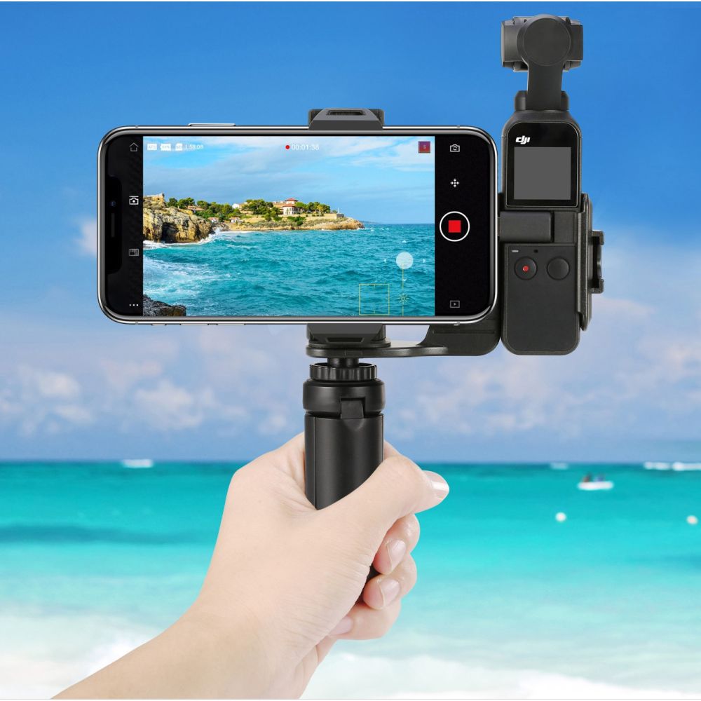 Caruba Osmo Pocket Phone holder set ABS (incl table tripod)