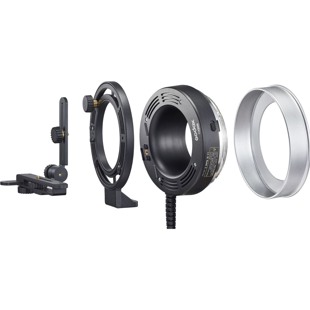 Godox FLB-90 Quick Rotating Camera Bracket Kit (for R1200 Ring Flash)