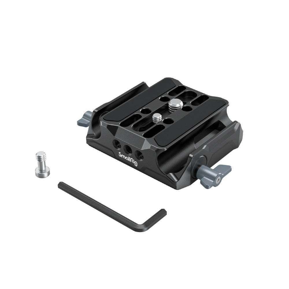 SmallRig Universal LWS Baseplate with Dual 15mm Rod Clamp