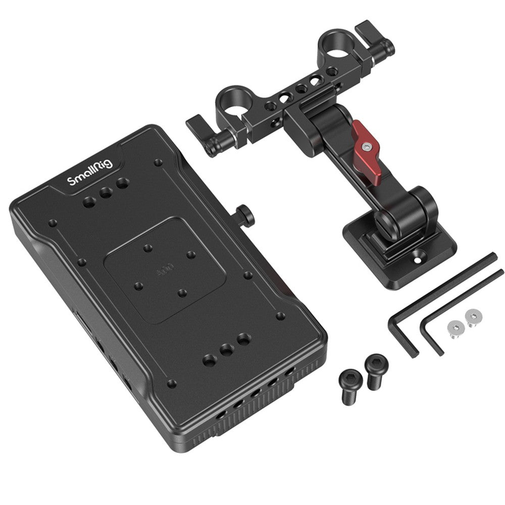 SmallRig V-mount battery adapter plate with adjustable arm
