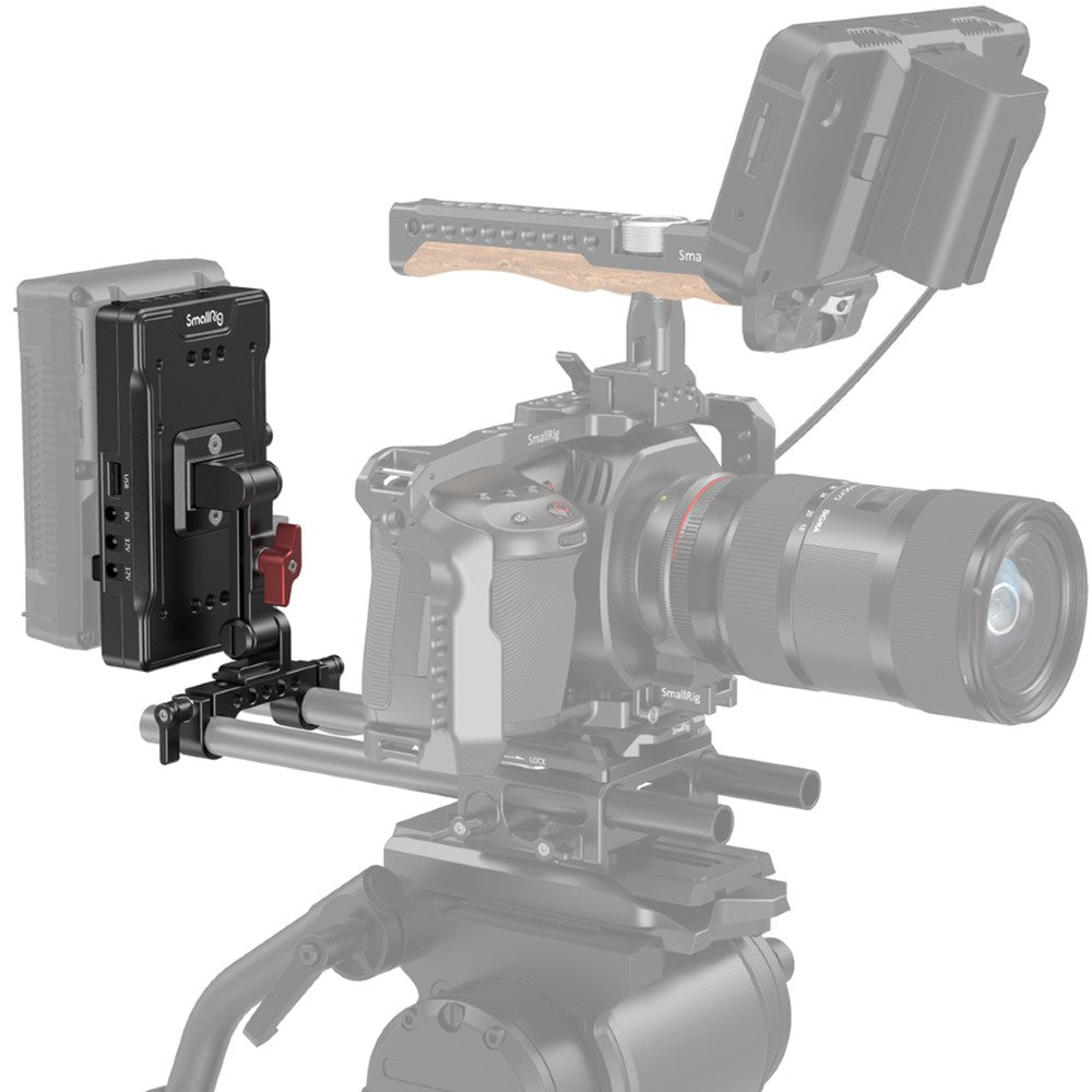 SmallRig V-mount battery adapter plate with adjustable arm