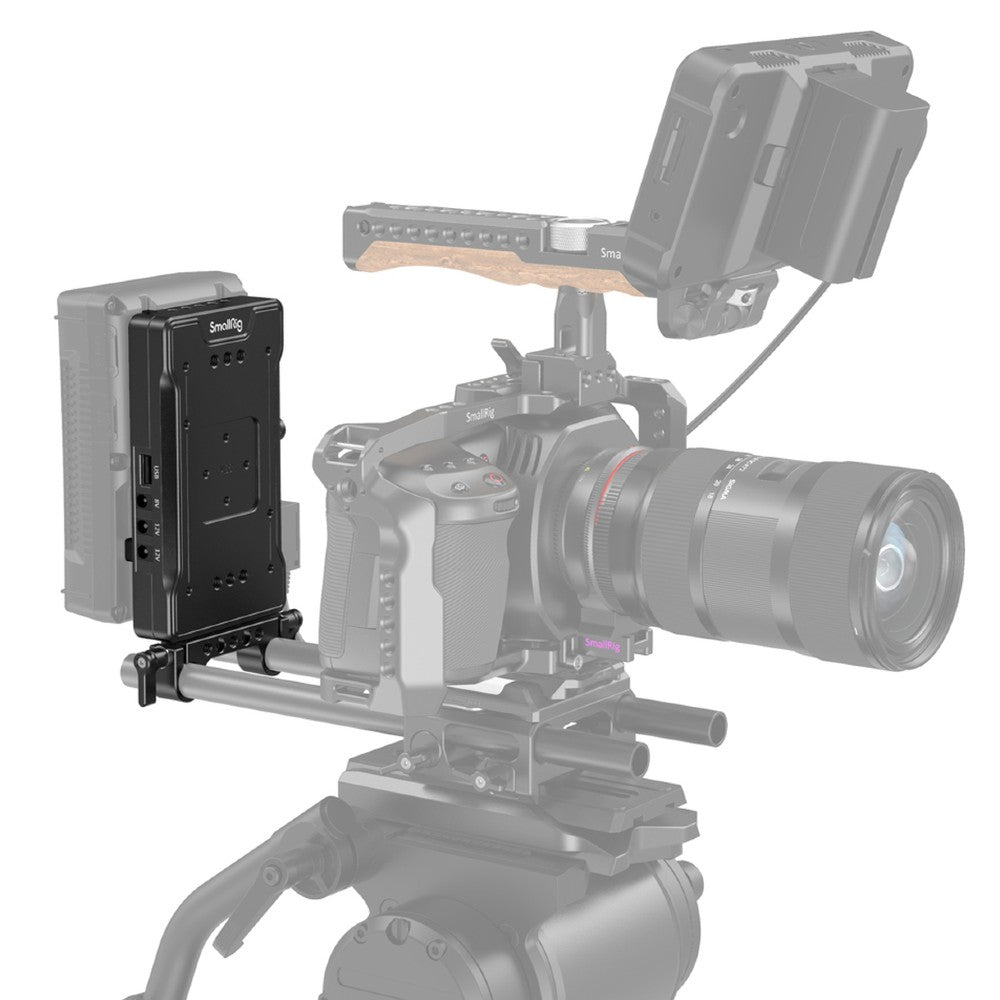 SmallRig V-mount battery adapter plate with adjustable arm