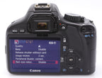 Canon EOS 550D body + EF-S 18-55mm F/3.5-5.6 IS occasion