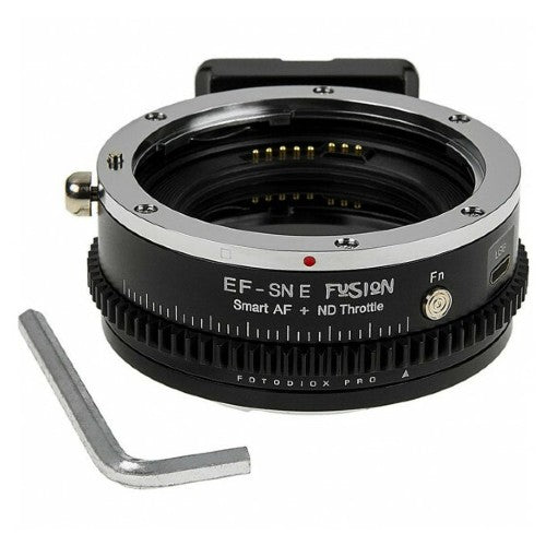 Fotodiox Fusion Cine ND Throttle Smart AF Lens Adapter EF-SE Mount V2