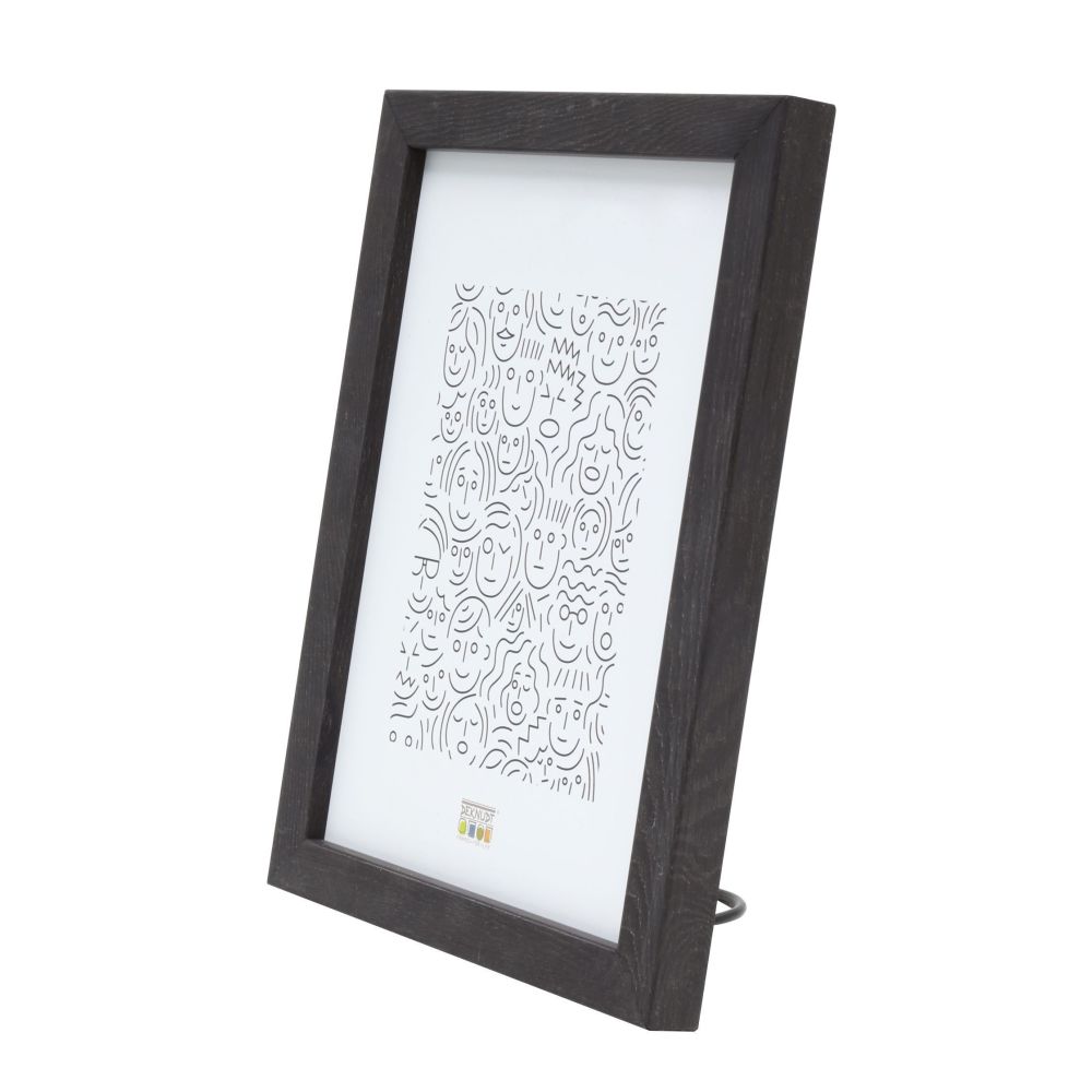 Deknudt Narrow wooden frame in dark brown 13x18 S43AH2