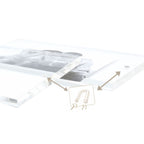 Deknudt Magnetic and transparent photo frame 20mm thick 13x18 S58SA2