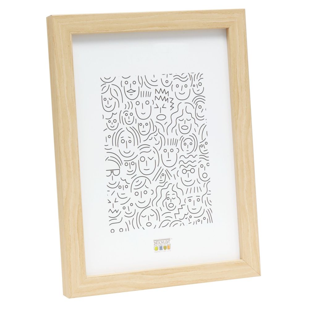 Deknudt Narrow frame in natural wood 15x20 S43AH1