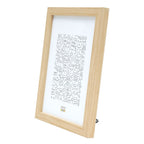 Deknudt Narrow frame in natural wood 15x20 S43AH1