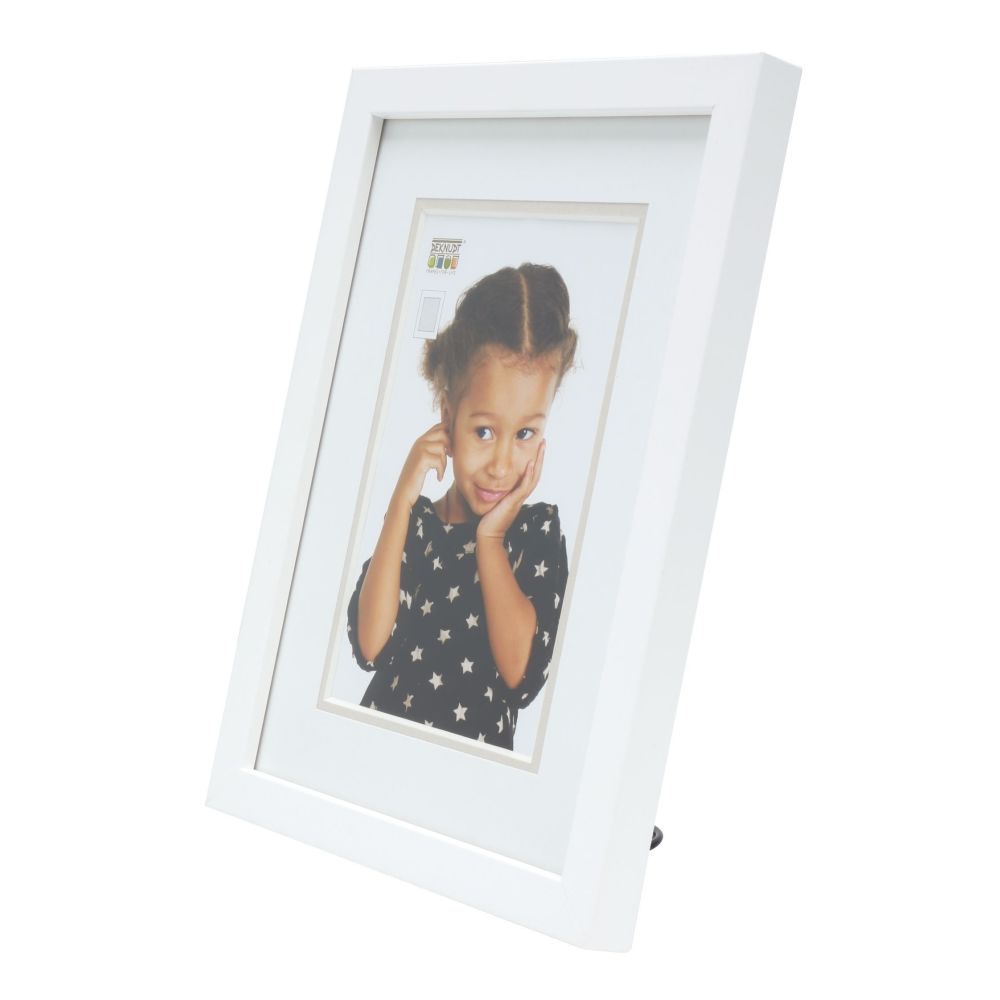 Deknudt Photo frame in white with passe-board 15x20 S43AK1
