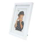 Deknudt Photo frame in white with passe-board 15x20 S43AK1