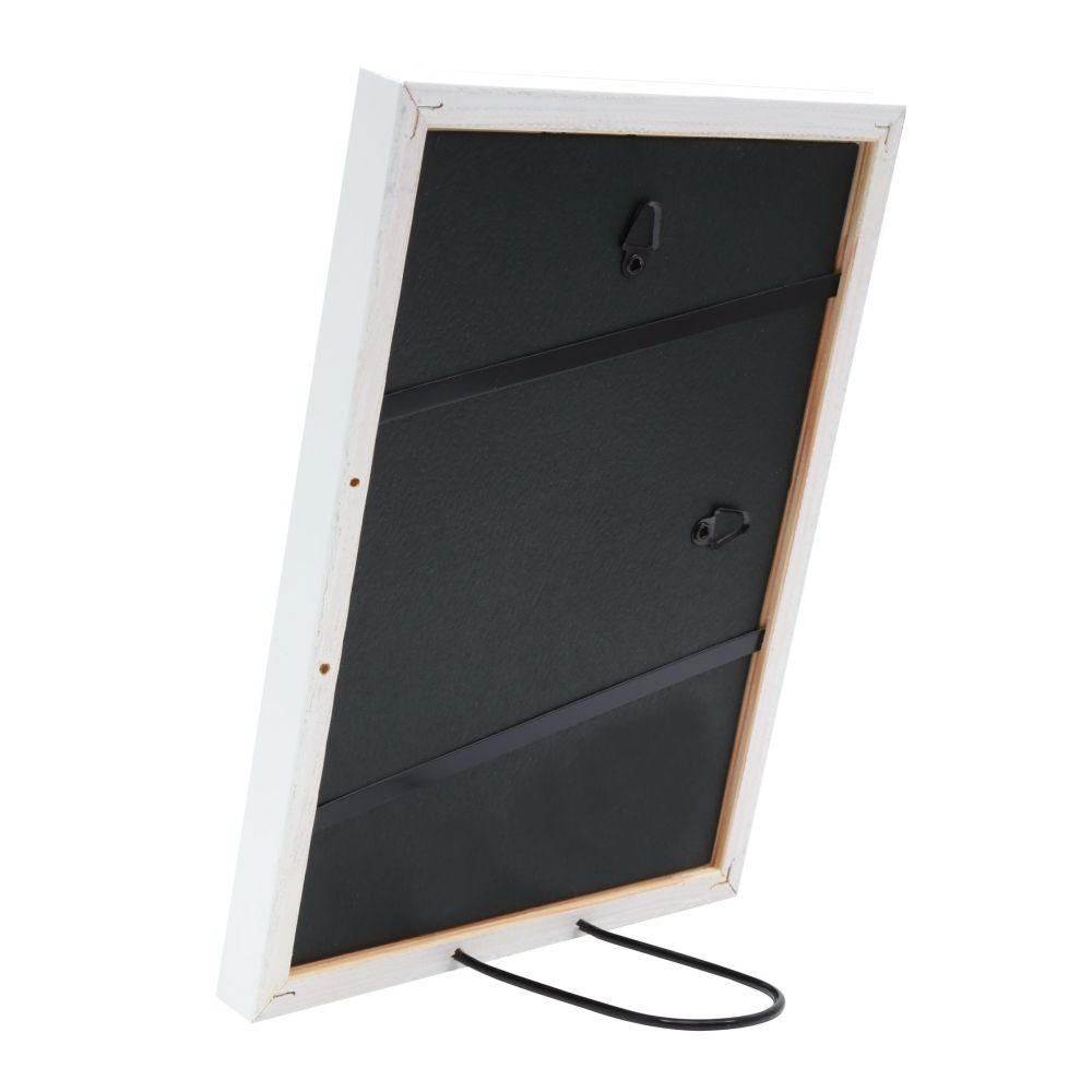 Deknudt Photo frame in white with passe-board 15x20 S43AK1