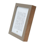 Deknudt Wooden photo frame in beige with wood-coloured side 15x20 S46PH3