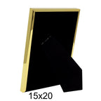Deknudt Narrow metal frame in shiny gold 15x20 S58MS3