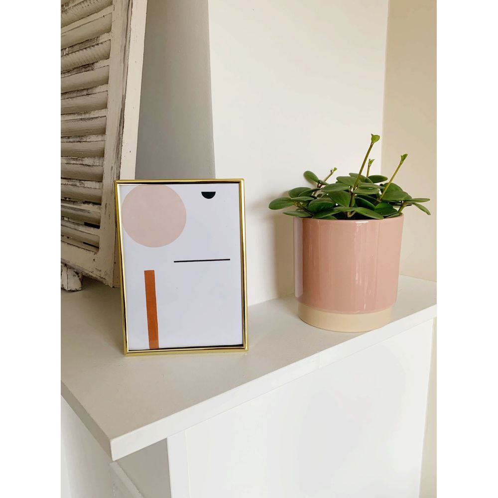 Deknudt Narrow metal frame in shiny gold 15x20 S58MS3