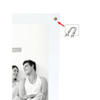 Deknudt Magnetic and transparent photo frame 6mm thick with base 20x20 S58SC1