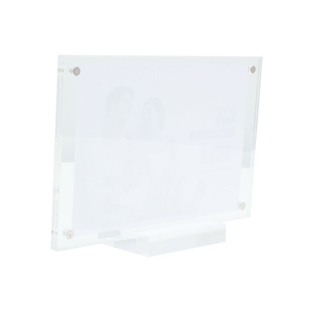 Deknudt Magnetic and transparent photo frame 6mm thick with base 20x20 S58SC1
