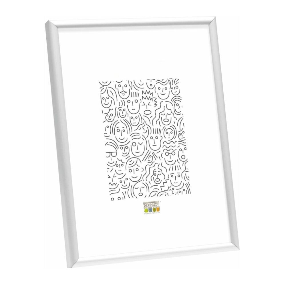 Deknudt Narrow picture frame in silver aluminium 20x30 S026D1