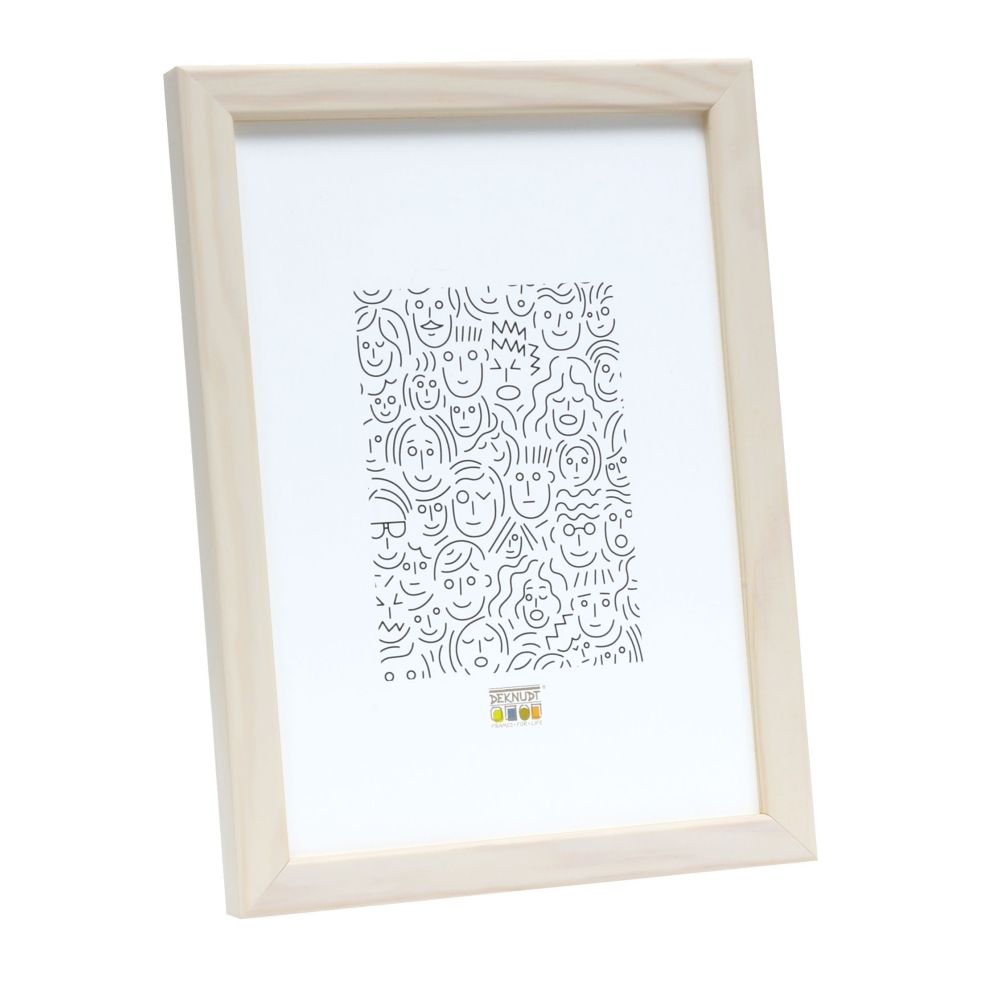 Deknudt Wooden photo frame in light white colour 20x30 S41JL1