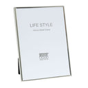 Deknudt Narrow metal frame in shiny silver S58MS1