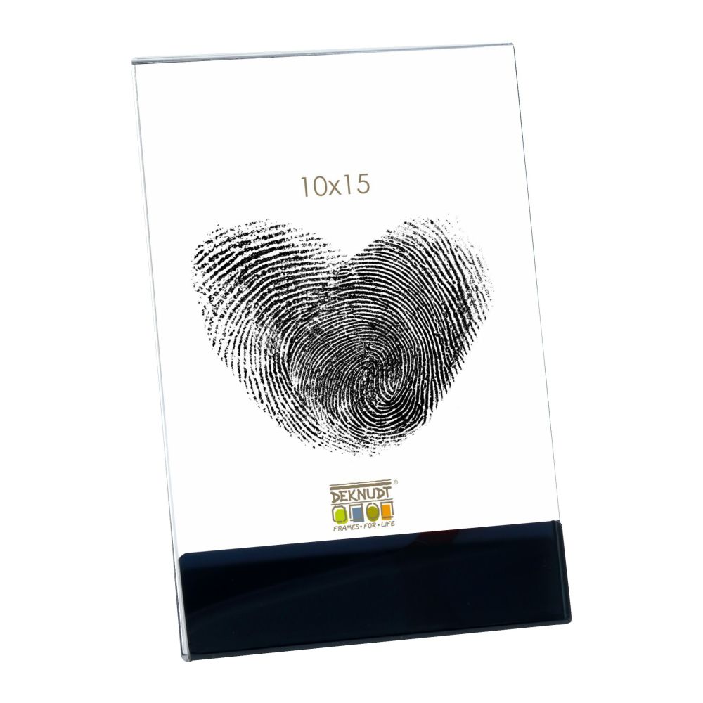 Deknudt Photo holder in black with stand 10x15 S58SG2