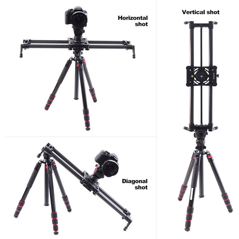 Konova P1 100cm Carbon Fibre Camera Slider (w/ KMS-S3)