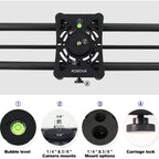 Konova P1 60cm Carbon Camera Slider (with KMS-S3)