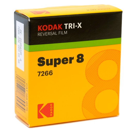 Kodak Tri-X 200D 7266 8mm x 15 m Reversal Film