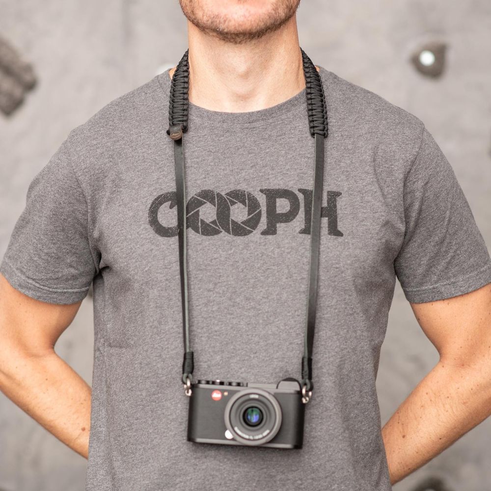 Leica 18893 Paracord belt made by COOPH black/black 100 cm