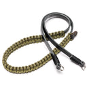 Leica 18896 Paracord belt made by COOPH black/olive green 126 cm