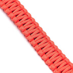Leica 18897 Paracord belt made by COOPH black/red 100 cm