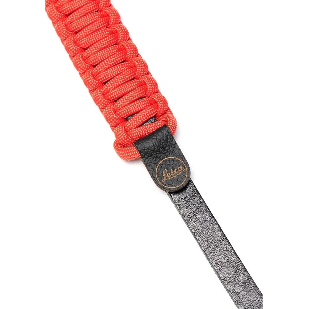 Leica 18897 Paracord belt made by COOPH black/red 100 cm