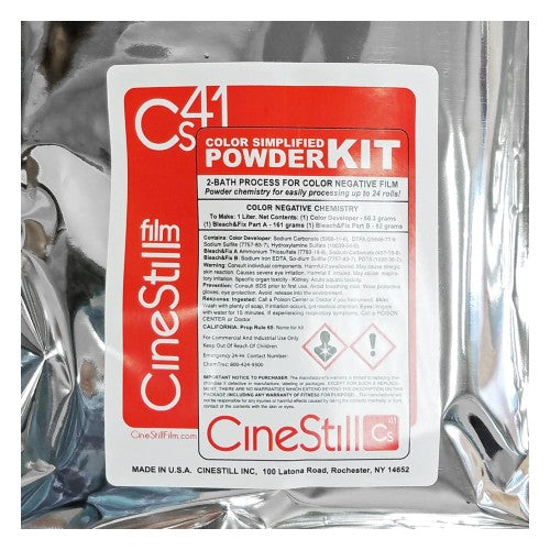 Cinestill Cs41 Colour Simplified Kit Powder