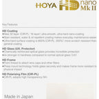 HOYA 52mm HD nano MkII Circular Polarisation Filter