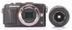 Olympus PEN Lite E-PL6 body zwart + 14-42mm F/3.5-5.6 II R Zwart occasion