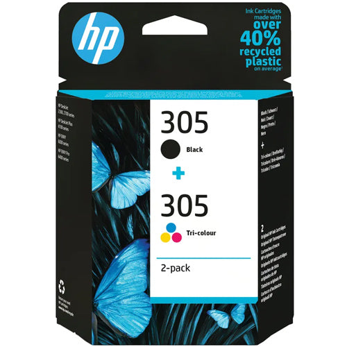 HP 305 Ink Cartridge Black/Colour Combo
