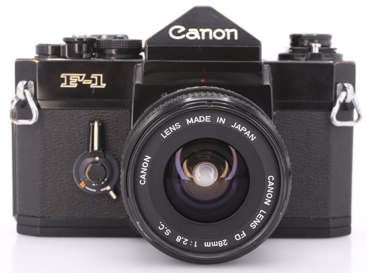 Canon F1 Body + FD 28mm F/2.8 S.C. occasion