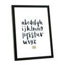 Deknudt Narrow photo frame in black aluminium 10x15 S024S2