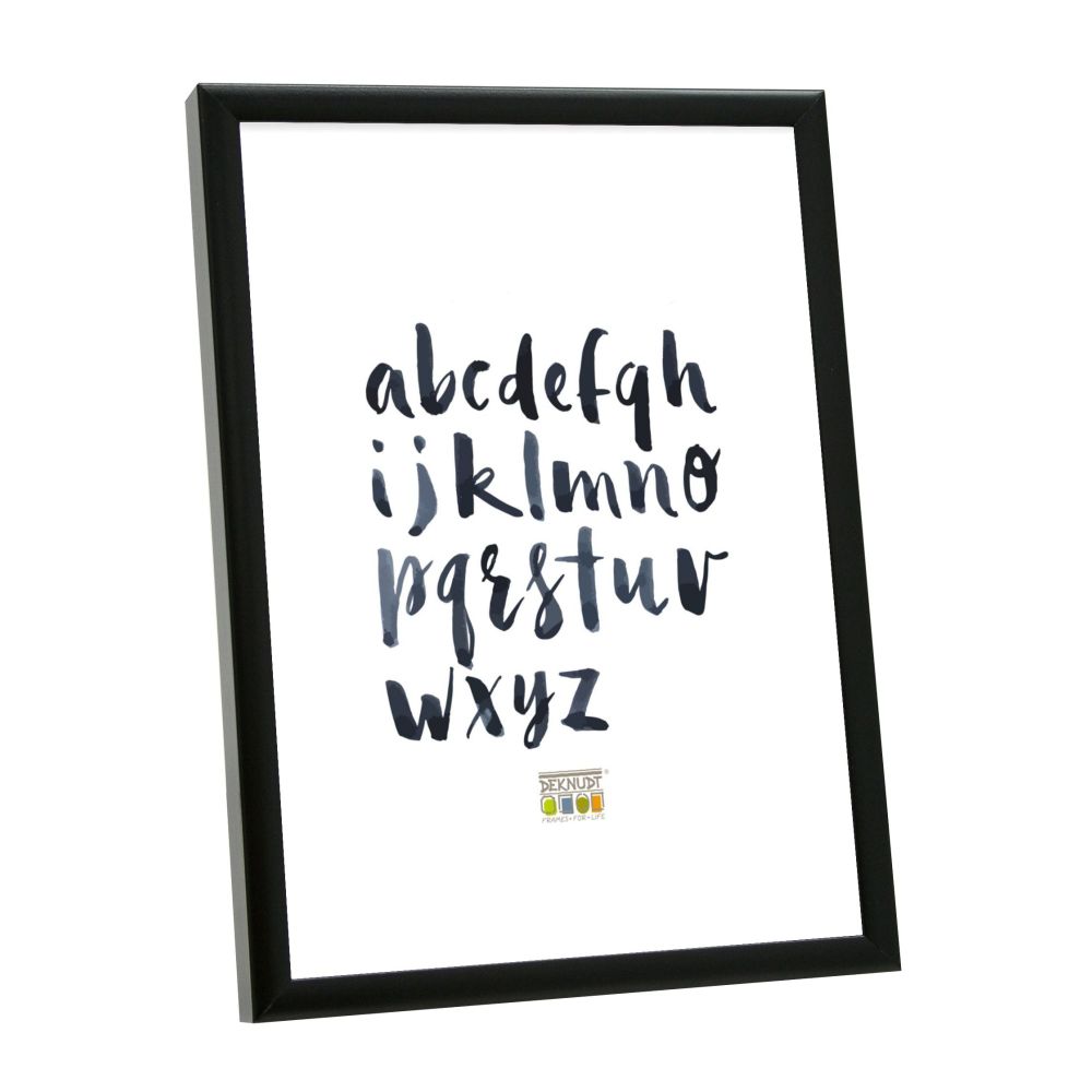 Deknudt Narrow photo frame in black aluminium 10x15 S024S2