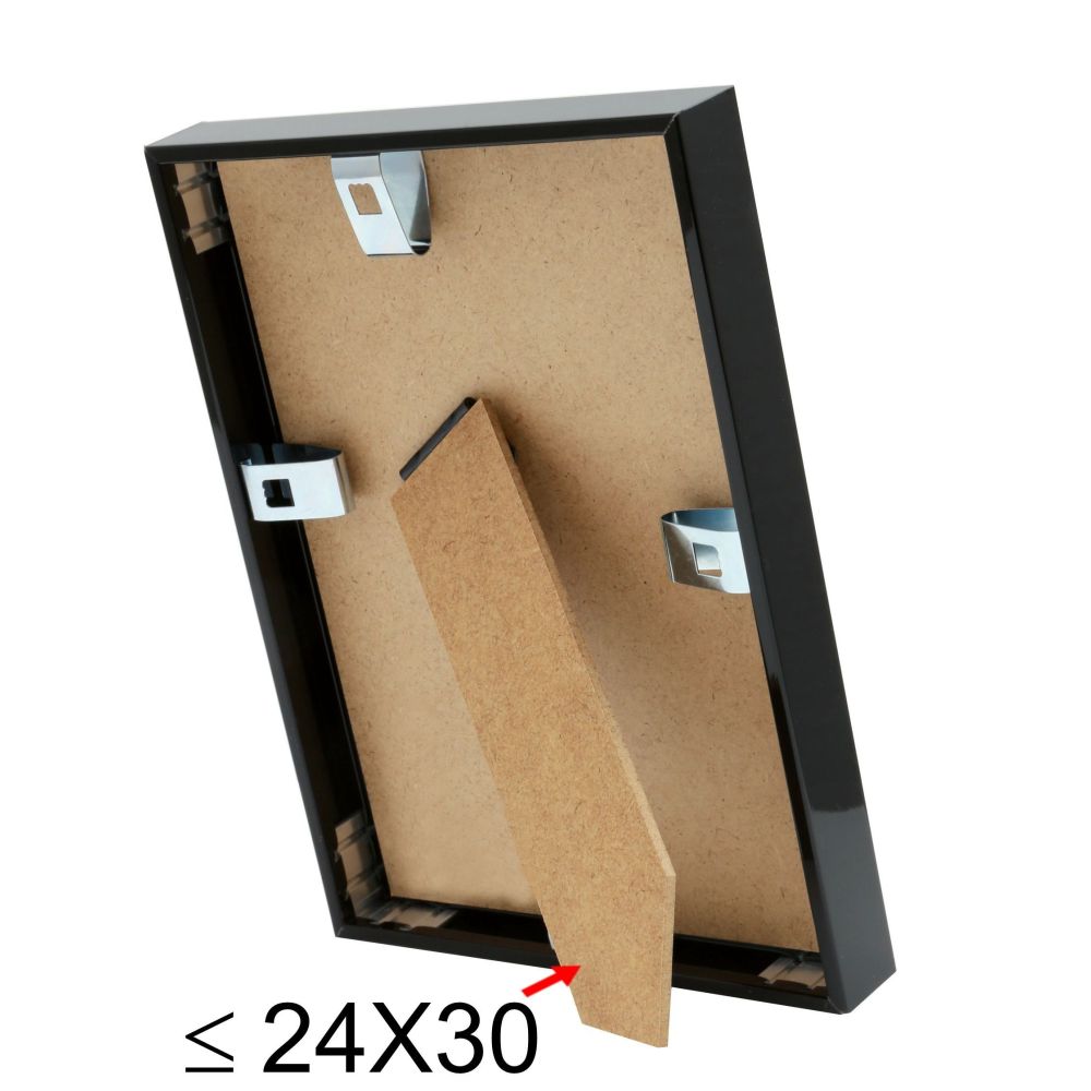Deknudt Narrow photo frame in black aluminium 10x15 S024S2