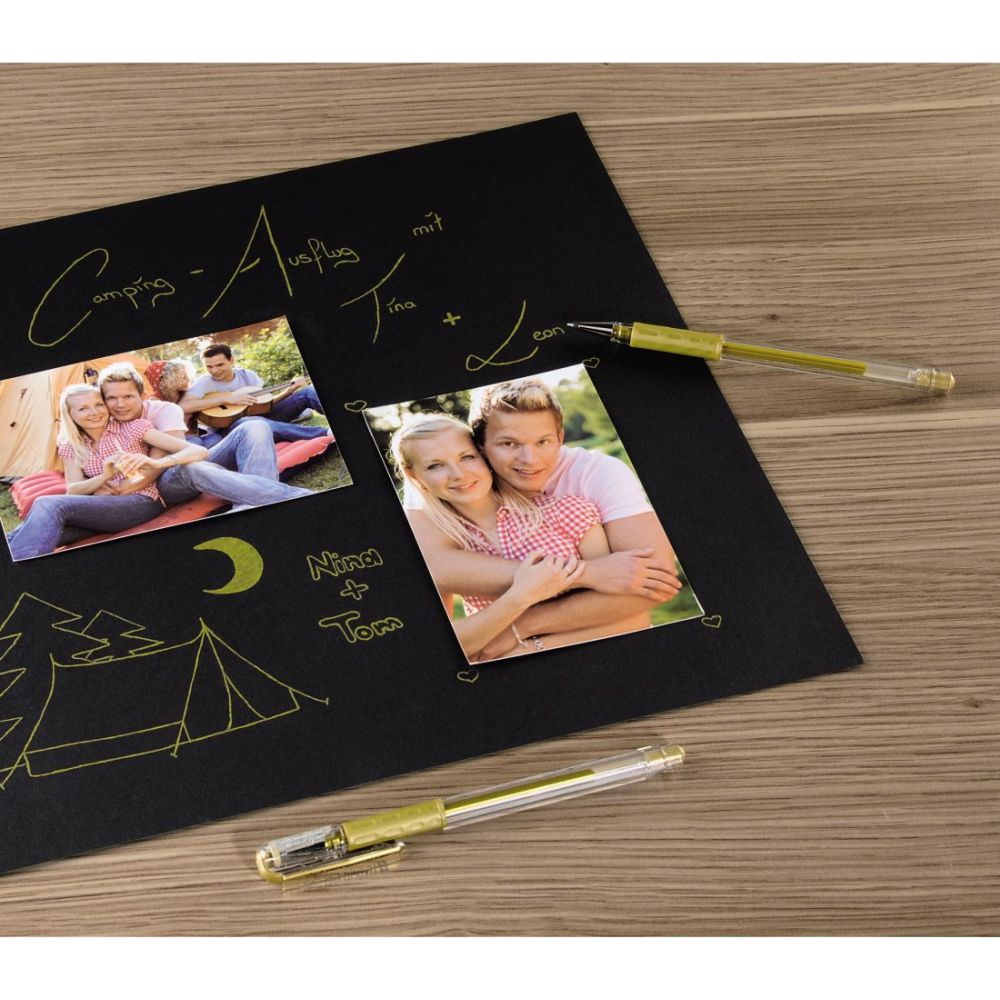 Hama "Hybrid Gel Grip" Creative Pen, gold