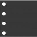 Single Supplementary sheets 29x31 black