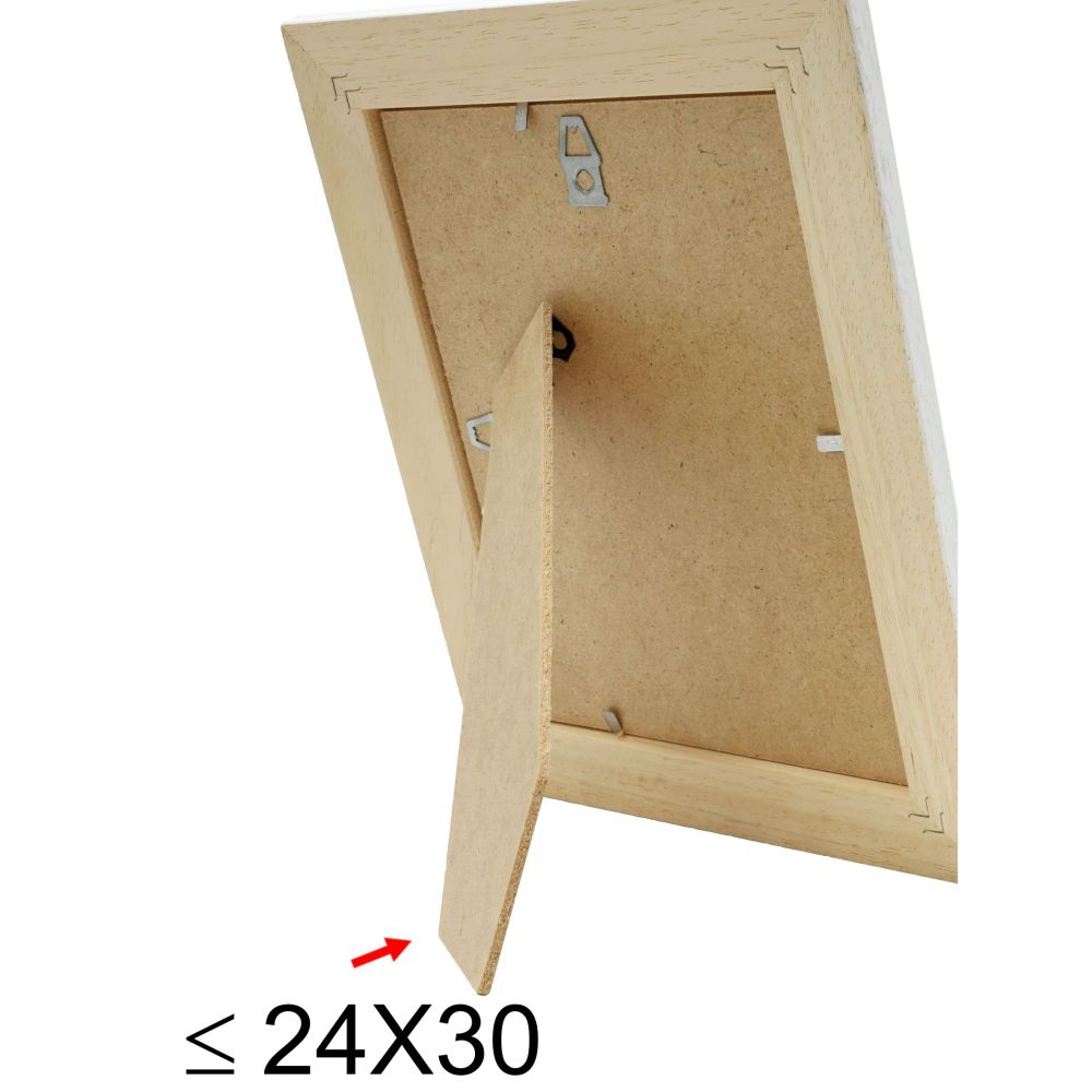 Deknudt Photo frame white with natural colour accent 13x18 S221H1