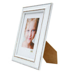 Deknudt Photo Frame white with brown colour Accent 15x20 S221H3
