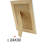 Deknudt Photo frame white with brown accent 24x30 S221H3