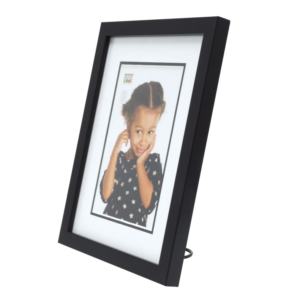 Deknudt Photo frame in black with passe-board 10x15 S43AK2
