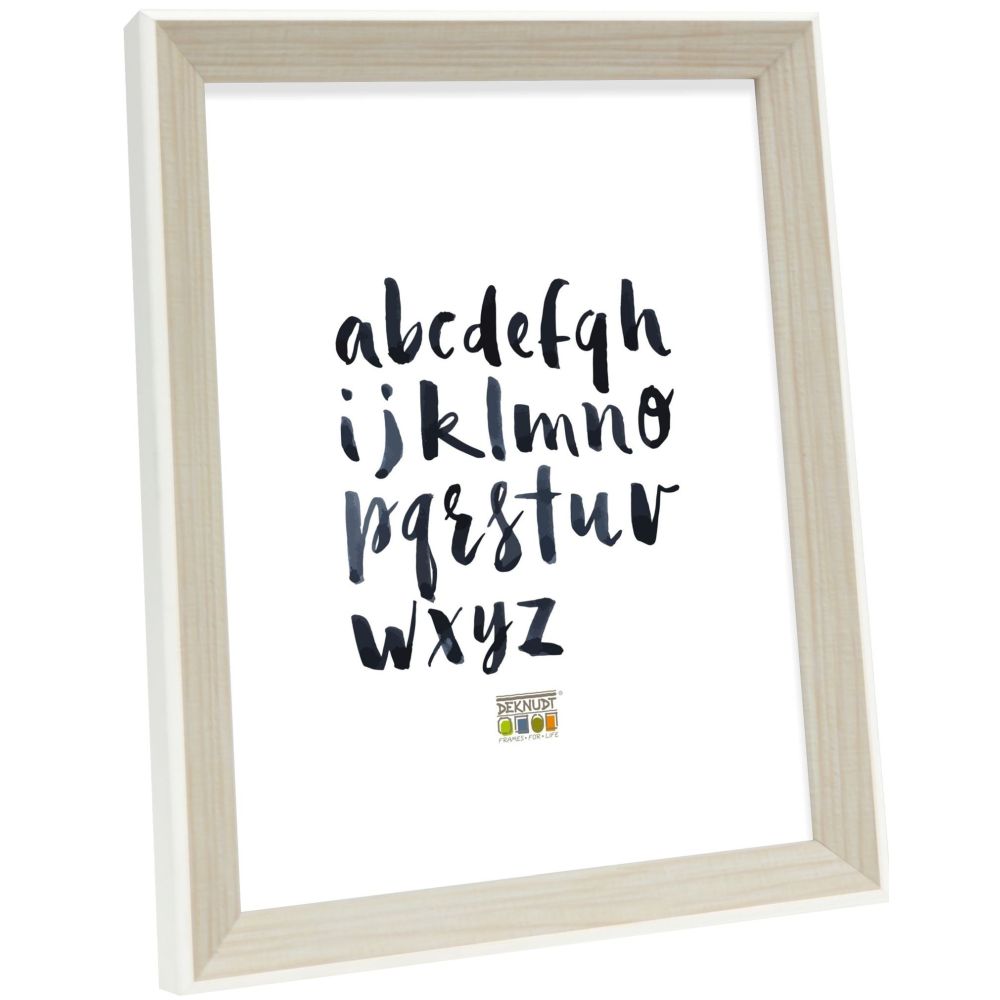 Deknudt Photo Frame in natural with white Edge 20x30 S46CH1