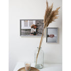 Deknudt Photo frame in grey-blue with white border 13x18 S46CH7