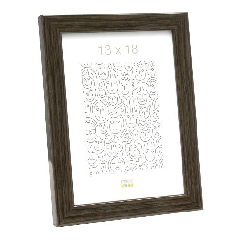 Deknudt Narrow frame in grey-brown root wood 20x30