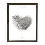 Deknudt Narrow frame in grey-brown root wood 20x30