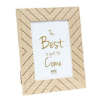 Deknudt Photo frame in plain wood with graphic motif 10x15 S46ZH9